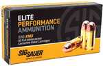 Sig Elite Performance Handgun Ammunition 9mm Luger 115 Gr FMJ 1185 Fps 50/ct