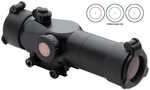 Truglo Triton 30mm Tri-Color Tactical Red Dot Sight - 1x30mm MOA Center Black