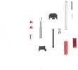 The PF-Series? Slide Parts Kit includes all of the internal parts to complete a PF-Series? or Glock? slide assembly. The upgraded 17-4 PH stainless steel striker extractor depressor plunger striker sa...