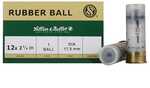 Sellier & Bellot Shotgun Ammunition 12 Ga 2 3/4"  1 Ball Rubber  - 25/Box
