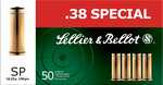 Sellier & Bellot Pistol Revolver Ammo .38 Special 158 Gr 50/Box