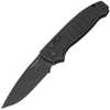 Locking Mechanism: Automatic Button Deployment with Manual Safety, Frame: Matte Black 6061-T6 Hard Anodized Aluminum with Fluted Texture, Deep Carry Louvred Pocket Clip: Stainless Steel Ambidextrous -...