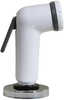 Straight Handle Pull Out Sprayer - White with 6' HoseThis straight-handled sprayer is as reliable as it is functional.Features:White sprayer with 6 ft. white nylon hoseIncluded counter-top holder leav...
