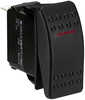 Rocker Switch (Waterproof Contura) Single Pole/Single Throw - Maintaining configurations  Sealed IP68 rated per IEC 529 Ignition protection construction meets requirements of UL 1500 and ISO 8846 Blac...