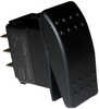 Rocker Switch (Waterproof Contura) Double Pole/Double Throw - maintaining configurations  Sealed IP68 rated per IEC 529 Ignition protection construction meets requirements of UL 1500 and ISO 8846 Blac...