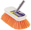 7.5" Medium BrushSW77350 Designed for cleaning teak and non-skid decks. Also great for cleaning canvas and cushions. Not recommended for glossy surfaces or plastics. 7.5" wide molded poly block with p...
