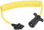 Wesbar 7-Way Trailer To 5-Way Flat Car End Coiled Jumper w/ 8ft Cable