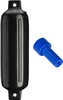 Polyform G-3 Twin Eye Fender 5.5" x 19" - Black w/Air Adapter