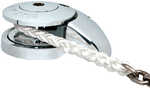 Maximum Pull: 1320lbsThe larger RC8-8 can be used with 8mm (5/16") chain spliced to 14mm (9/16") three strand or 8-plait rope.The ingeniously designed rope/chain gypsy (chainwheel) is able to accommod...