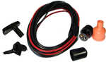 6 feet of 8-gauge wire. 6 feet of 12-gauge wire. 1 male plug.