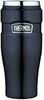 Thermos Stainless King™ Vacuum Insulated Travel Tumbler - 16 oz. Steel/Midnight Blue