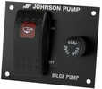 2 Way Bilge Pump ControlSwitch panel that gives full control of your equipment. Just push the button for manual or automatic bilge pumping. The automatic feature operates in combination with the autom...