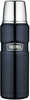 Thermos Stainless King&trade; Vacuum Insulated Beverage Bottle - 16 oz. Steel/Midnight Blue