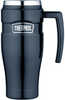 Thermos Stainless King™ Vacuum Insulated Travel Mug - 16 oz. Steel/Midnight Blue