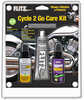 Flitz Cycle 2 Go Care Kit w/Polish, Speed Waxx;, Chrome Clean & Microfiber Cloth