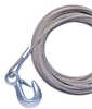 Powerwinch 40 x 7/32" Replacement Galvanized Cable w/Hook f/RC30 RC23 712A 912 915 T2400 & AP3500
