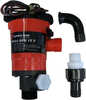 Twin Port Pumps1000 GPHOffers the convenience of using only one intake for both the livewell and raw water wash down pump.The 3/4" tapered inlet connects directly to the sea cock and the upper outlet ...