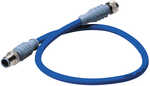 Maretron Mid Double-Ended Cordset - 10 M BlueMechanical:Contact Carrier Mat/Color: Thermoplastic PUR/Blue-GrayMolded Body Mat/Color: Thermoplastic PUR/Blue-GrayContact Mat/Plating: Brass/GoldCoupling ...