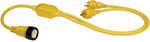 Marinco RY504-2-30 50A Female to 2-30A Male Reverse "Y" Cable
