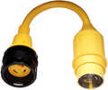 Pigtail AdapterThese adapters are equipped with covers and sealing collars (where indicated), and are for use in wet locations.Boat Side: Female Connector30A 125VLocking w/Sealing Collar SystemAttache...
