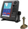 SI-TEX SVS-760CF Dual Frequency Chartplotter/Sounder w/Navionics+ Flexible Coverage & 1700/50/200T-CX Transducer