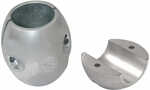 Shaft AnodeMaterial: ZincOuter Diameter: 2.14"Inner Diameter: 0.75"Height: 2.02"Weight: 1.04lbsHoles: 2