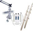 Rupp Z-30 Top Gun Outrigger Kit w/15 Telescoping Poles & Complete Single Line Rigging w/Klickers Release Clips