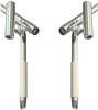 Rod Holder Gunwale Outrigger Bases - PairThis Rupp RH-500 Rod Holder Mounted Outrigger Bases accept any 1.5" OD Outrigger pole and mount into any standard sized rod holder. The built-in rod holder on ...
