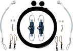 Single Rigging Kit w/Nok-Outs - Black MonoComplete rigging packages that allow you to run One (1) lines on each rigger. this kit includes (2) exclusive Rupp single pulley shock cords, 160ft of BLACK M...