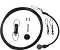 Center Rigging Kit w/Klickers - Black MonoComplete rigging packages that allow you to run One (1) lines on each rigger. this kit includes (1) exclusive Rupp single pulley shock cord, 45ft of BLACK MON...