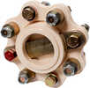 Flexible Shaft Coupling for 5" B/W, Hurth - 13HP/100RPM CapacityThe R&D Flexible Couplings are fabricated from a contoured flexible disc molded in tough yet resilient new type polyurethane. The contou...