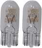 Wedge Base Bulb - 12V, 5W, .35A - PairSpecs: Nominal Voltage: 12V Wattage: 5W Amps: .35 Bulb Diameter: 13/32" Bulb Length: 1-1/16"