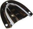 Perko Clam Shell Ventilator - Chrome Plated Brass - 4" x 3-3/4"