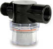 Twist-On Water Strainer - 1/2" Pipe Inlet - Clear BowlClean, clear economical strainers eliminate unnecessary repairs by keeping debris and other particles out of the pump. Screws directly on the pump...