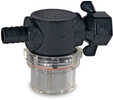 Swivel Nut Strainer - 1/2" Barb Inlet - Clear BowlClean, clear economical strainers eliminate unnecessary repairs by keeping debris and other particles out of the pump. Screws directly on the pumphead...