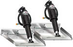 Lenco 12" x 12" Electro-Polished Edge Mount Trim Tab Kit
