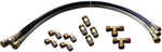 Autopilot Hydraulic Steering Installation Kit w/Hoses & FittingsHydraulic Hose & Fittings Kit Includes:(2) - 30" Flexible High Pressure Hyd. Hose's(1) - 30" Flexible Low Pressure Hyd. Hose(4) - 90&#17...