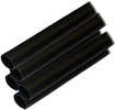 Ancor Adhesive Lined Heat Shrink Tubing (ALT) - 1/2" x 6" - 5-Pack - Black