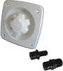 Water Pressure Regulator - Flush Mount - WhiteEasy to install, easy-clean in-line filter, permanently installed flush mount model and in-line model with brass garden hose fittings that connect docksid...