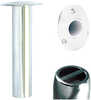 Oval Head SS Gunnel Mount Rod Holder - 0° - 10-1/2"Crafted of 316 Stainless SteelHead Size: 3.85" x 4.88"Length: 10-1/2"Angle: 0° HeadInner Diameter: 1-7/8"