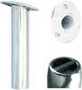 Oval Head SS Gunnel Mount Rod Holder - 15° - 10-1/2"Crafted of 316 Stainless SteelHead Size: 3.85" x 4.88"Length: 10-1/2"Angle: 15° HeadInner Diameter: 1-7/8"