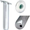 Blind Mount Round Head Closed Base Rod Holder - 30° - 9"Eliminate fastening from the top of flange and enhance the look of your gunnelWith drain hole to accept 1/4" NPT pipe to hose fittingHead S...