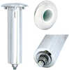 Blind Mount Round Head Swivel Base Rod Holder - 0° - 9"Eliminate fastening from the top of flange and enhance the look of your gunnelSwivel base is designed to be used primarily with bent butt ta...