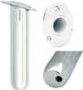Oval Head Closed Base Rod Holder - 30° - 9"Heavy duty oval head closed end base, with drain hole to accept 1/4"NPT pipe to hose fittingHead Size: 3.28" x 4.06"Length: 9"Angle: 30° HeadInner ...