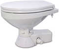Jabsco Quiet Flush Freshwater Toilet - Regular Bowl w/Soft Close Lid - 12V