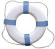 Taylor Made Decorative Ring Buoy - 17" - White/Blue - Not USCG Approved
