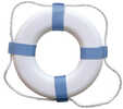 Taylor Made Decorative Ring Buoy - 24" - White/Blue - Not USCG Approved