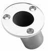 1-1/4" Flush Mount Flag Pole SocketMade from beautiful long lasting T316 polished stainless steelInsets nearly flush to the deck60° angle