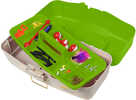 Plano Ready Set Fish On-Tray Tackle Box - Green/Tan