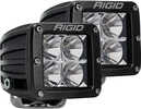 RIGID Industries D-Series PRO Hybrid-Flood LED - Pair - Black